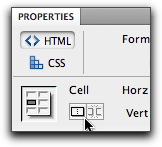 merge cells